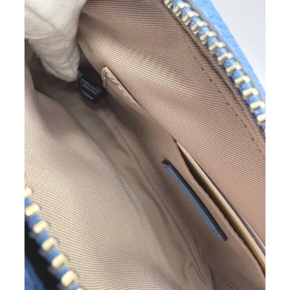 Michael Kors Bryant Med Leather Double Zip Chain Camera Crossbody South Pacific - Picture 9 of 16